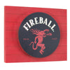 Fireball Whisky Vintage Metal Backlit LED Sign – 15" x 18"